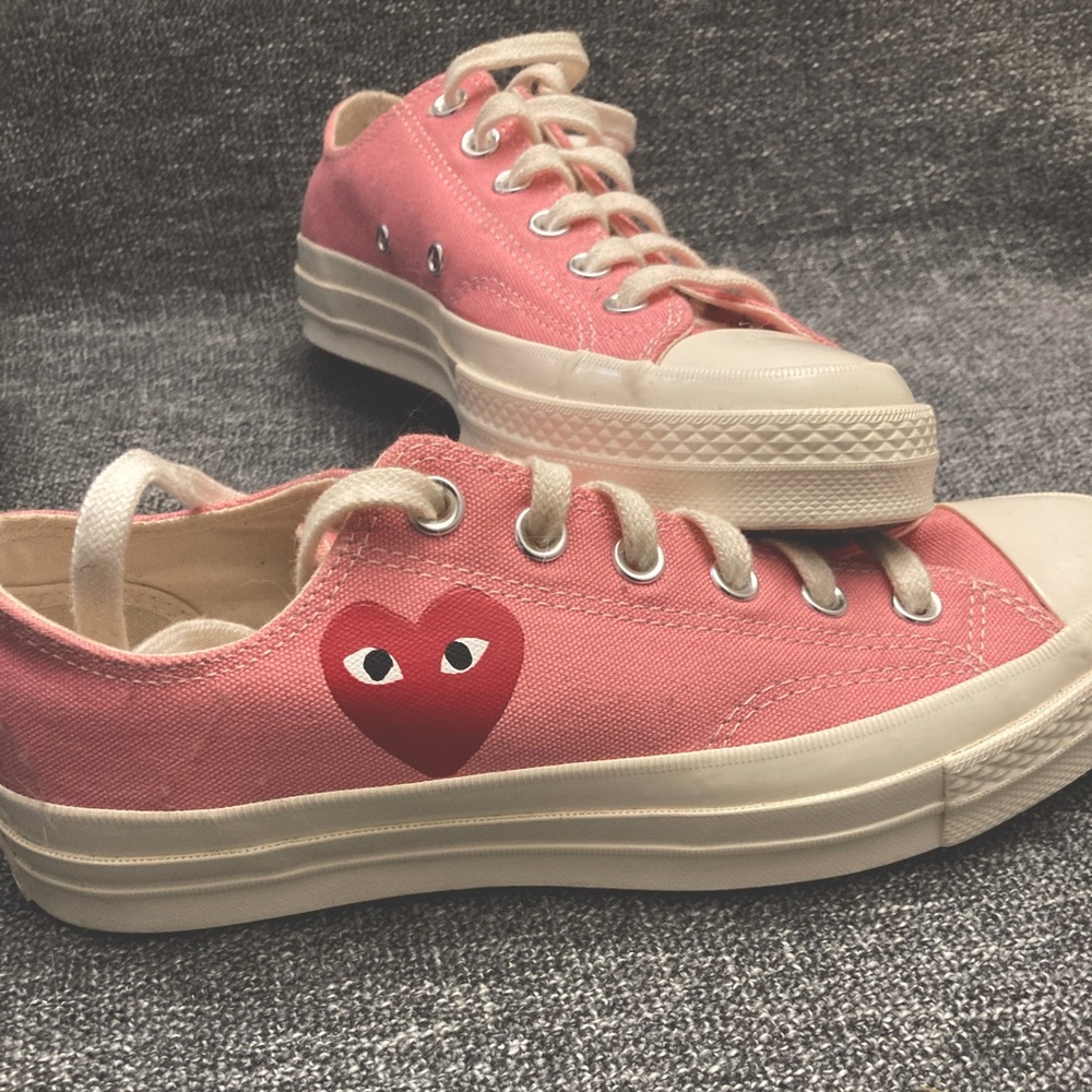 Pink Como Des Garçon Coverse Size 7